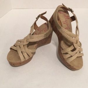 Jelly Pop  wedges. Women’s size 6.5.